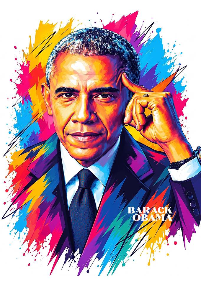 Barack Obama Pop Art Portrait