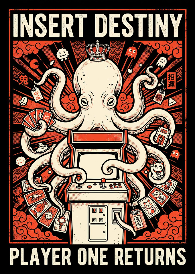 Insert Destiny Arcade Octopus Poster