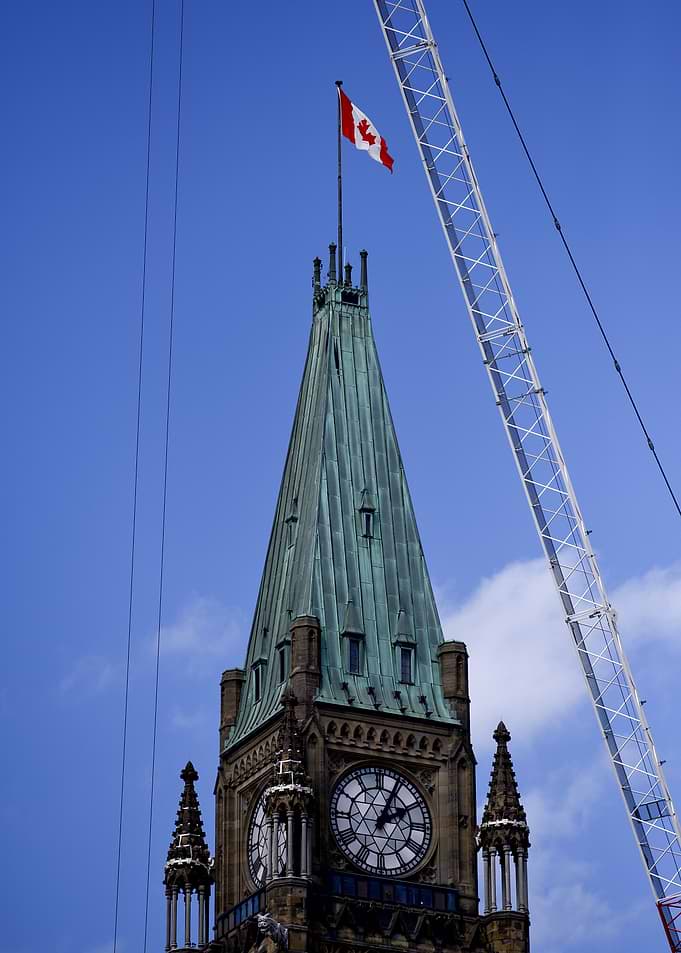 Peace Tower Clock at Parliament Hill