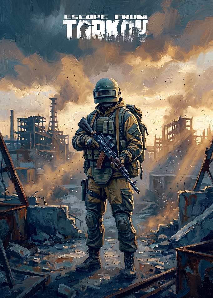 Escape From Tarkov Soldier Poster