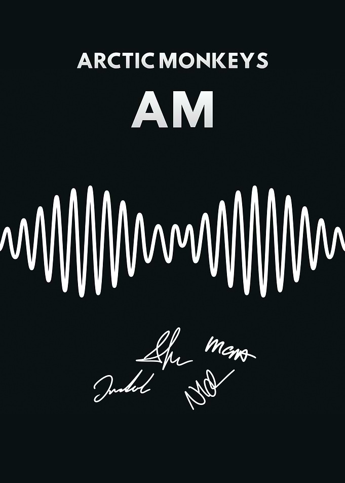 Arctic Monkeys AM Album Poster