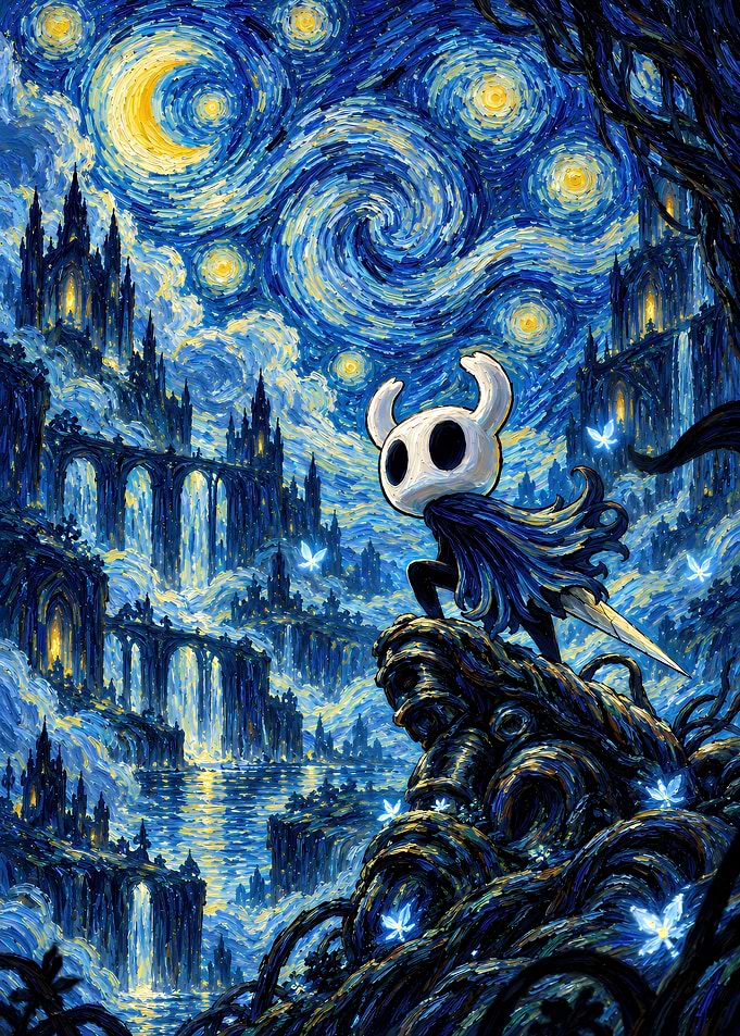 Hollow Knight Starry Night