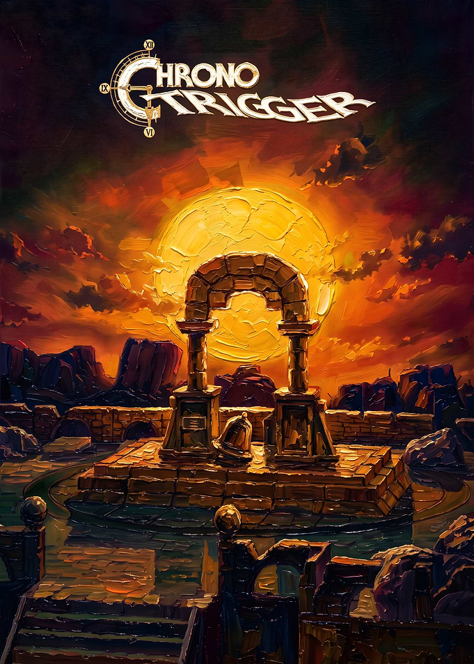 Chrono Trigger Bell Archway Painting