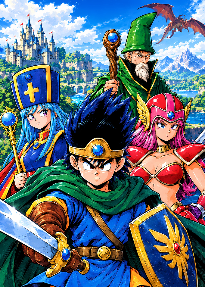Dragon Quest Heroes Adventure Illustration