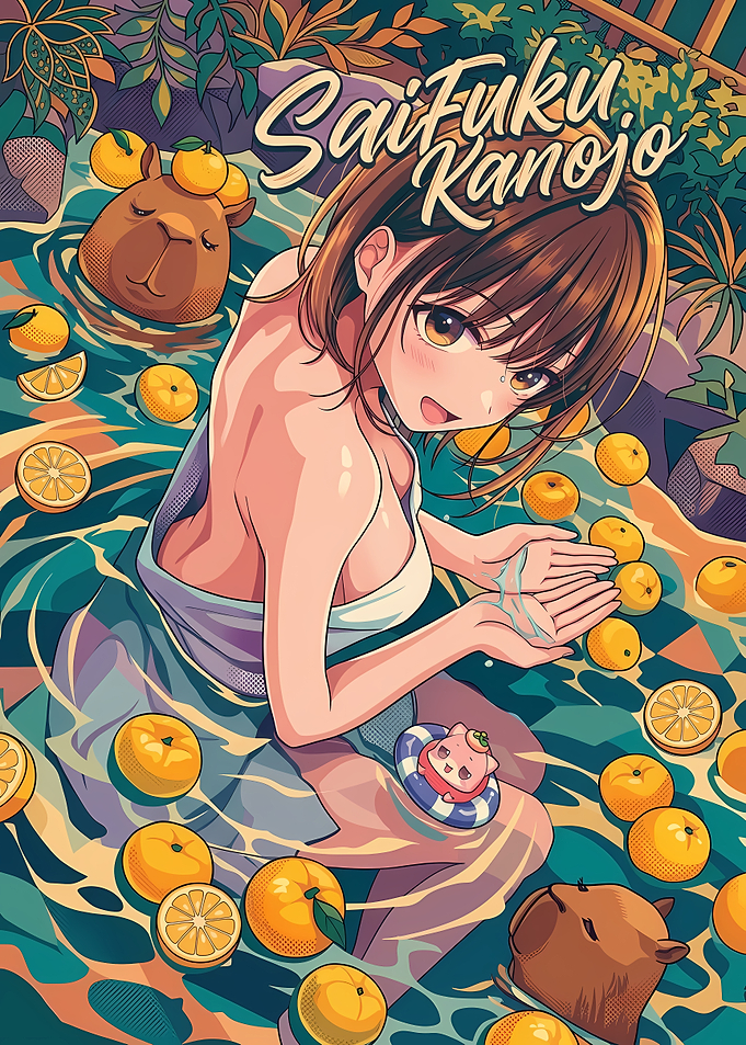 Saifuku Kanojo Anime Girl Hot Spring