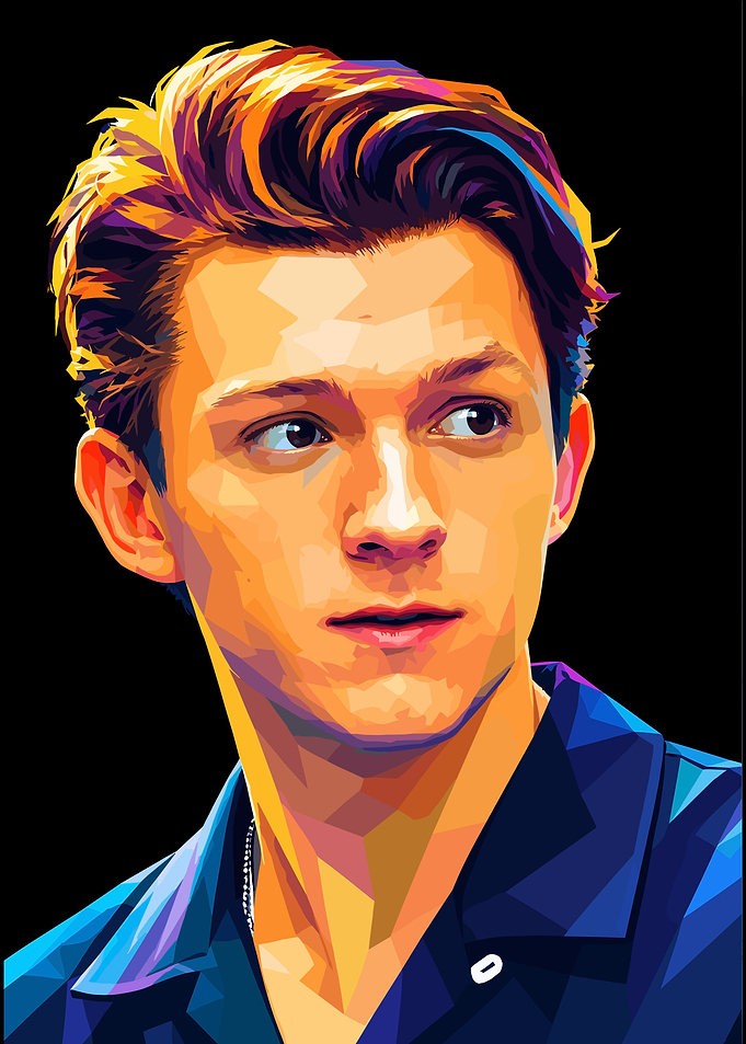 Tom Holland Pop Art Portrait