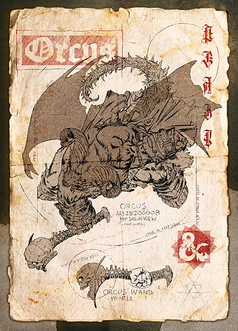 Orcus Demon Prince Design Sheet