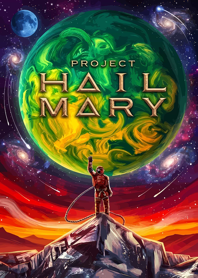 Project Hail Mary Space Poster