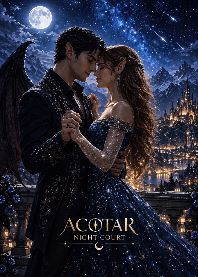 ACOTAR Night Court Romantic Fantasy Art