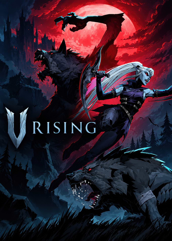 V Rising Game Key Art