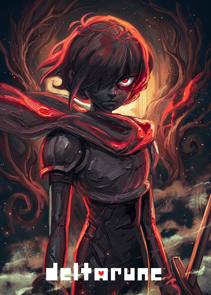 Kris from Deltarune Dark World