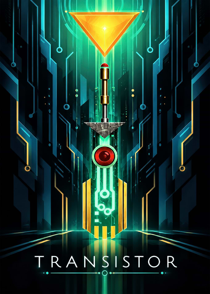 Transistor Video Game Poster