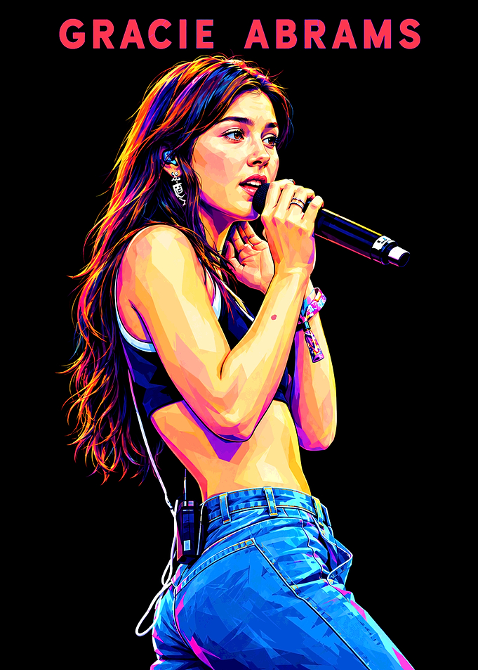 Gracie Abrams Pop Art Portrait