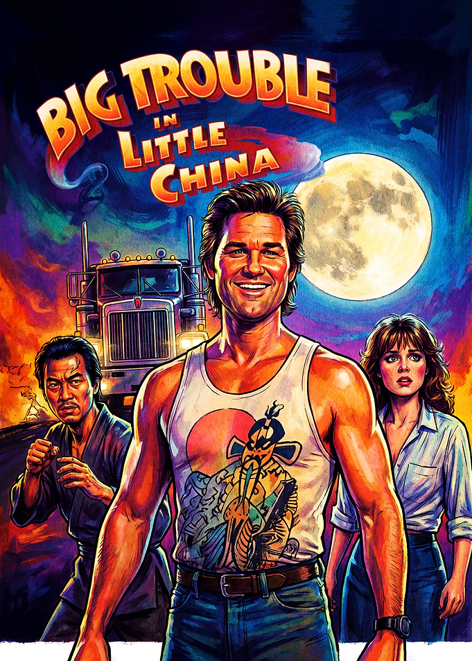 Big Trouble in Little China Poster