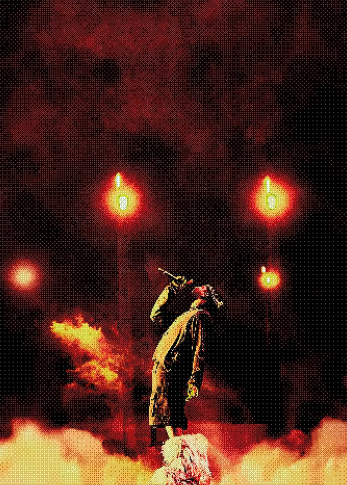 Travis Scott Concert Performance Art