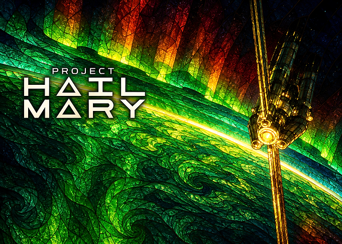 Project Hail Mary Space Exploration Poster