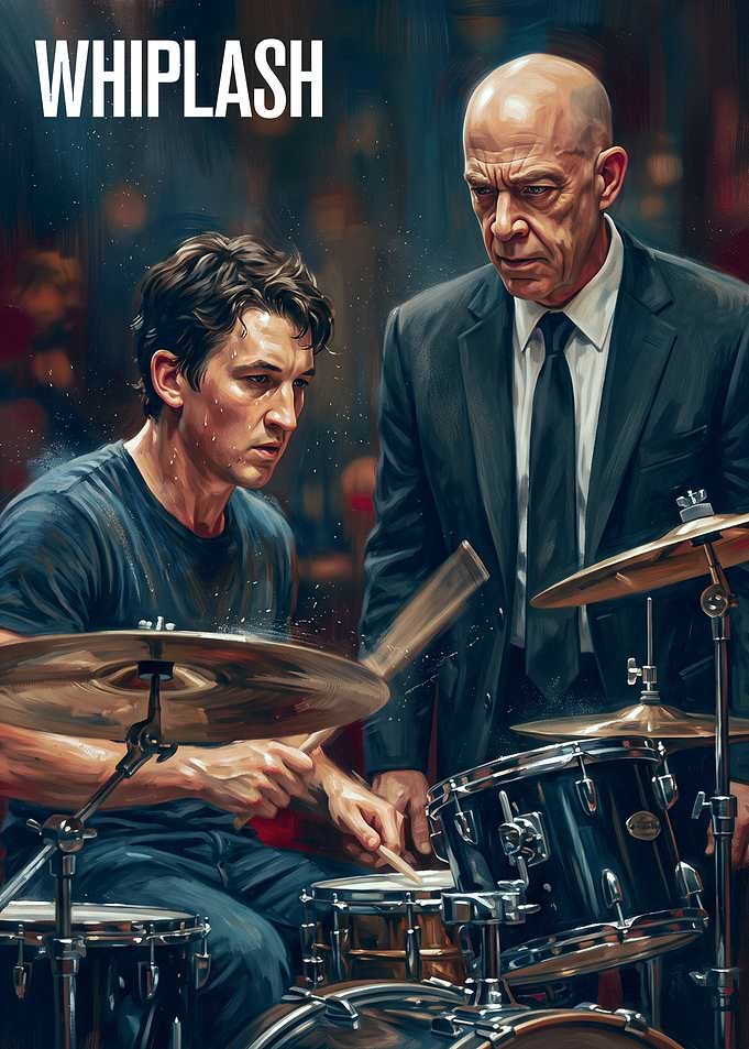 Whiplash Movie Poster Art