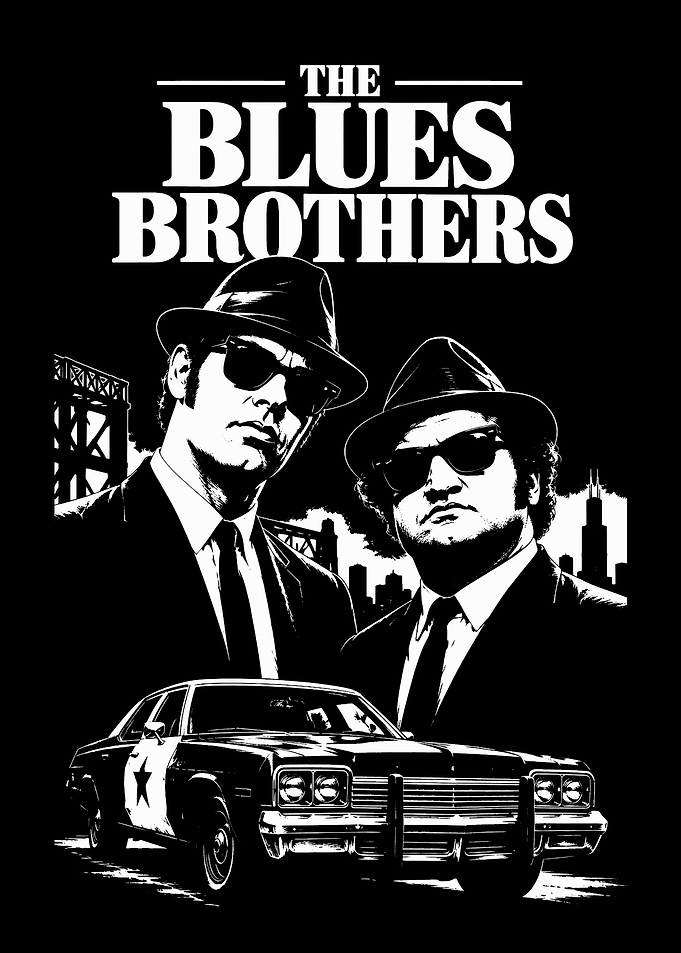 The Blues Brothers Movie Poster Art