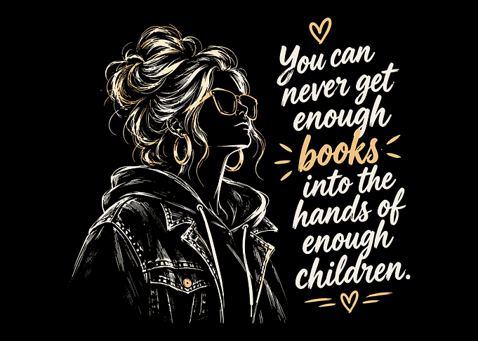 Inspirational Reading Quote Illustration