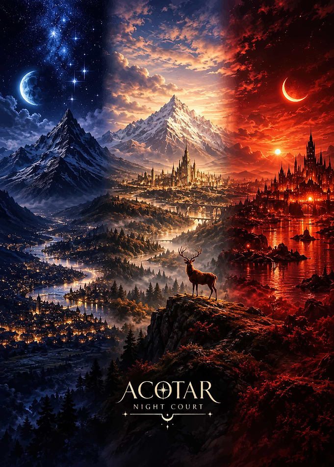 ACOTAR Night Court Fantasy Landscape