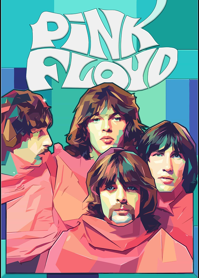 Pink Floyd Pop Art Poster