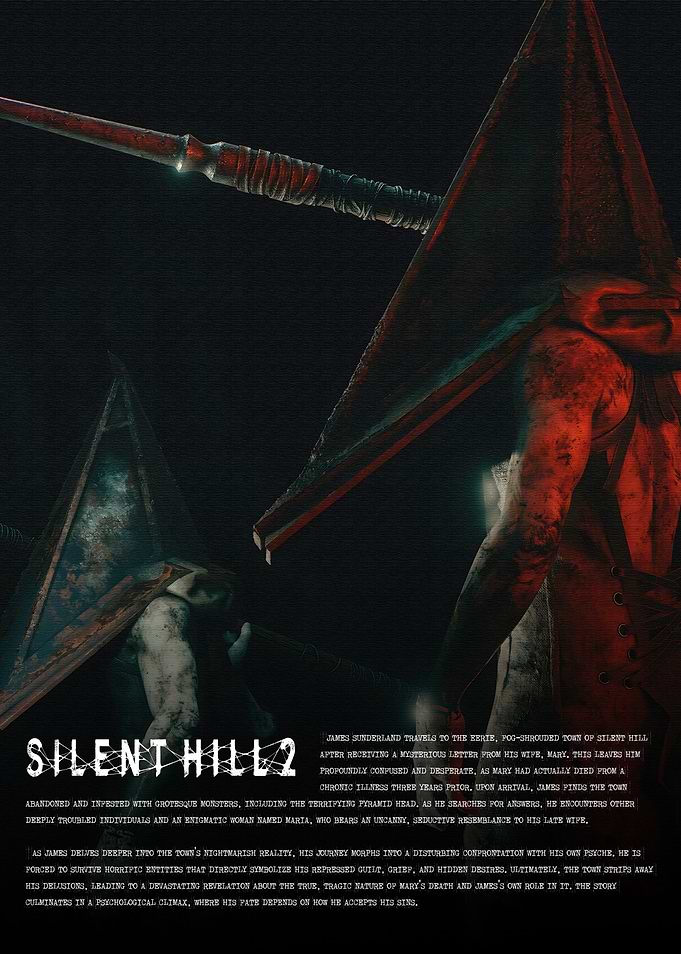 Silent Hill 2 Pyramid Head Poster