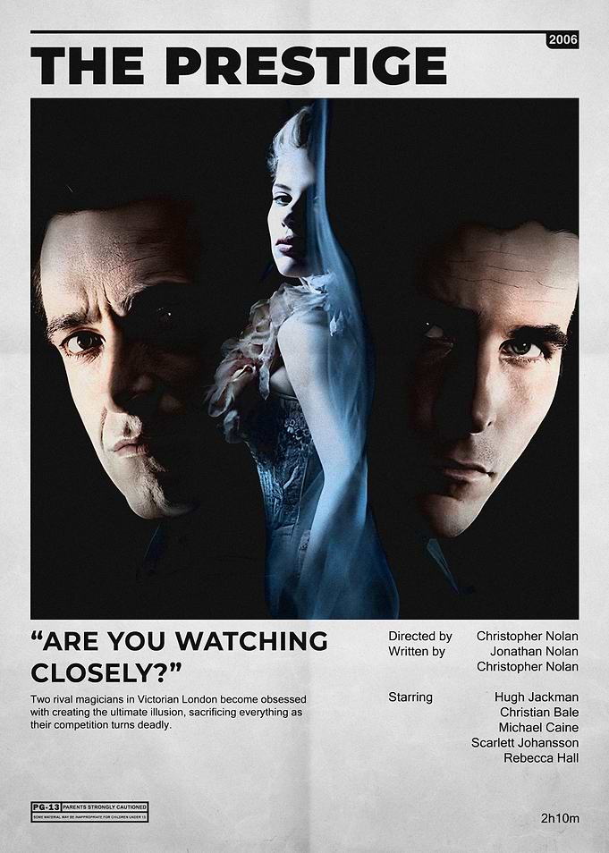 The Prestige Minimalist Movie Poster