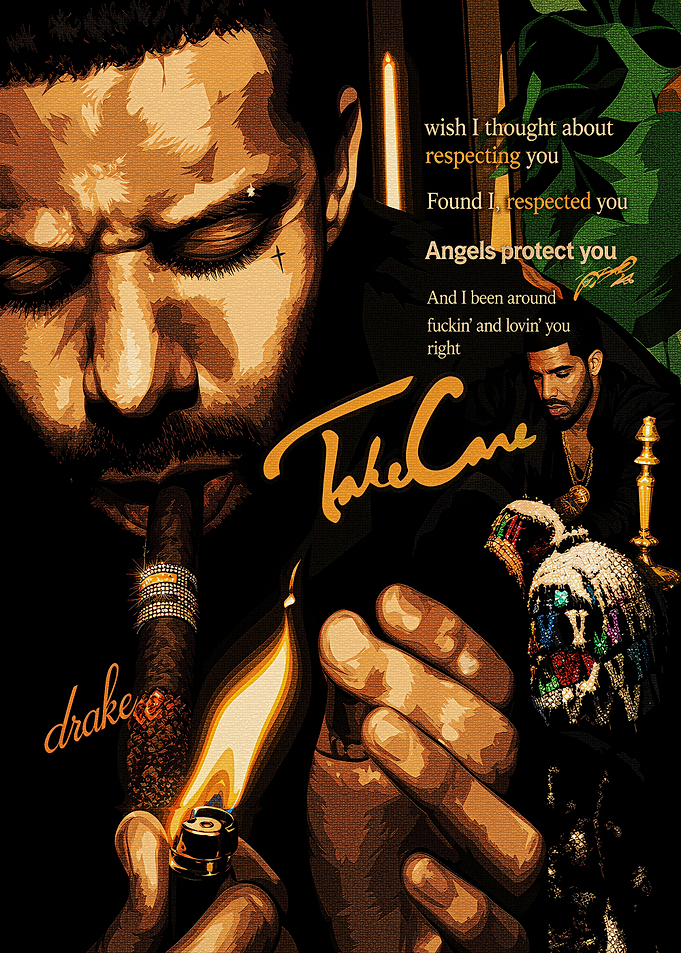 Drake Take Care Poster Art