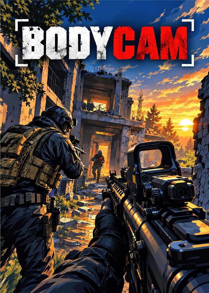 Bodycam Tactical First-Person Shooter Poster