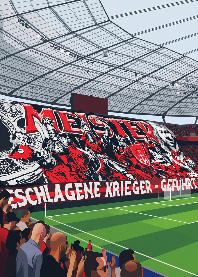 Bayer Leverkusen Stadium Fan Tifo