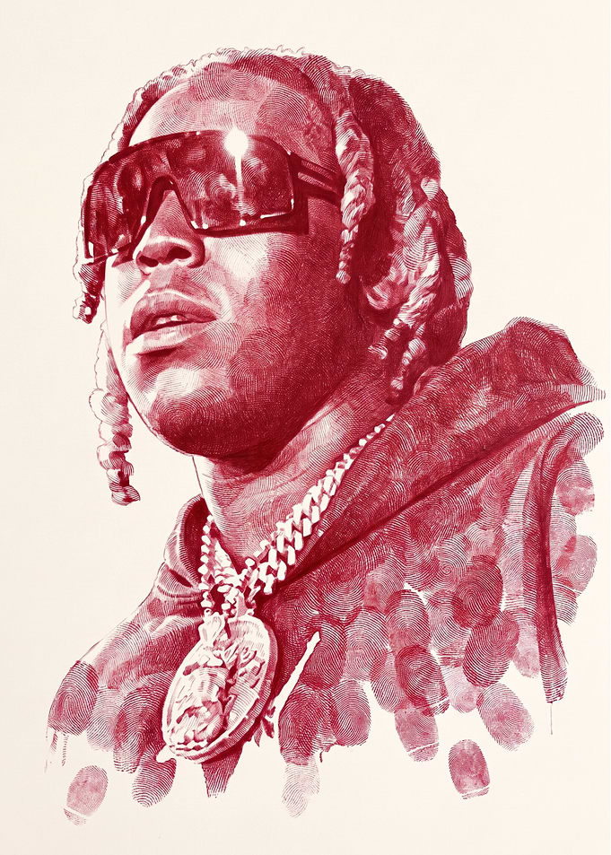 Don Toliver Portrait Illustration