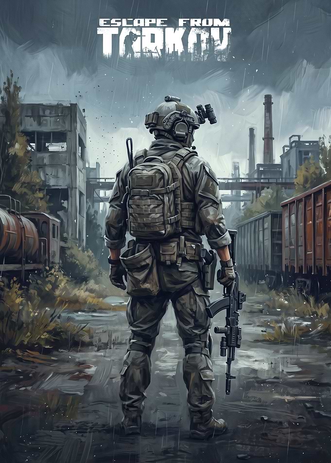 Escape From Tarkov Soldier Poster