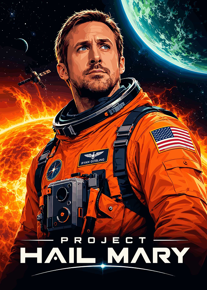 Project Hail Mary Ryan Gosling Poster