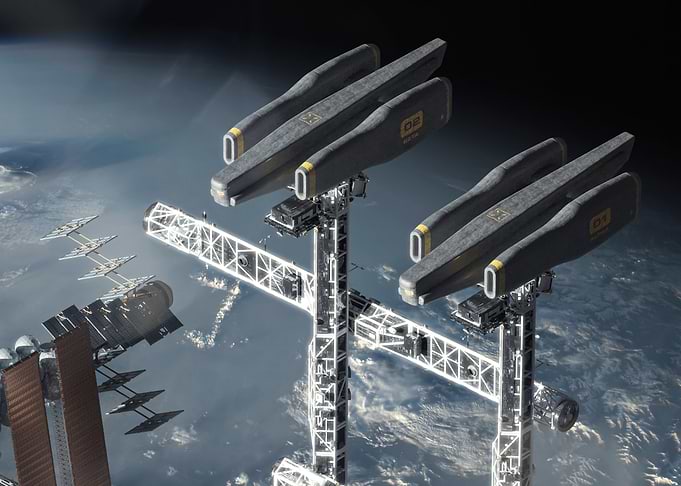 Futuristic Space Station Orbital Structures