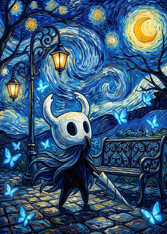 Hollow Knight Starry Night Mashup