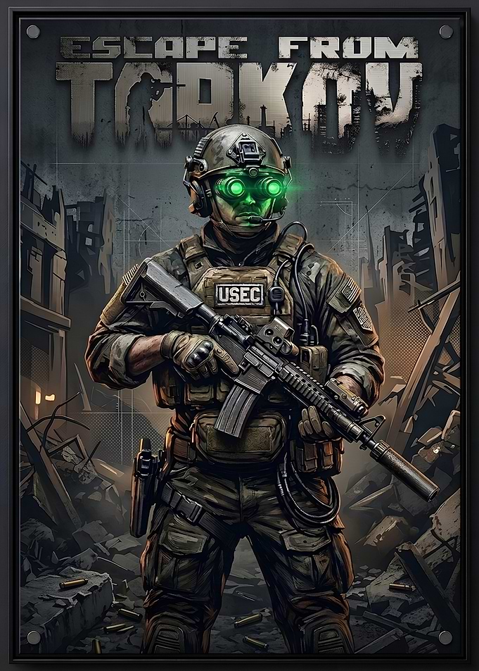 Escape From Tarkov USEC Soldier Poster
