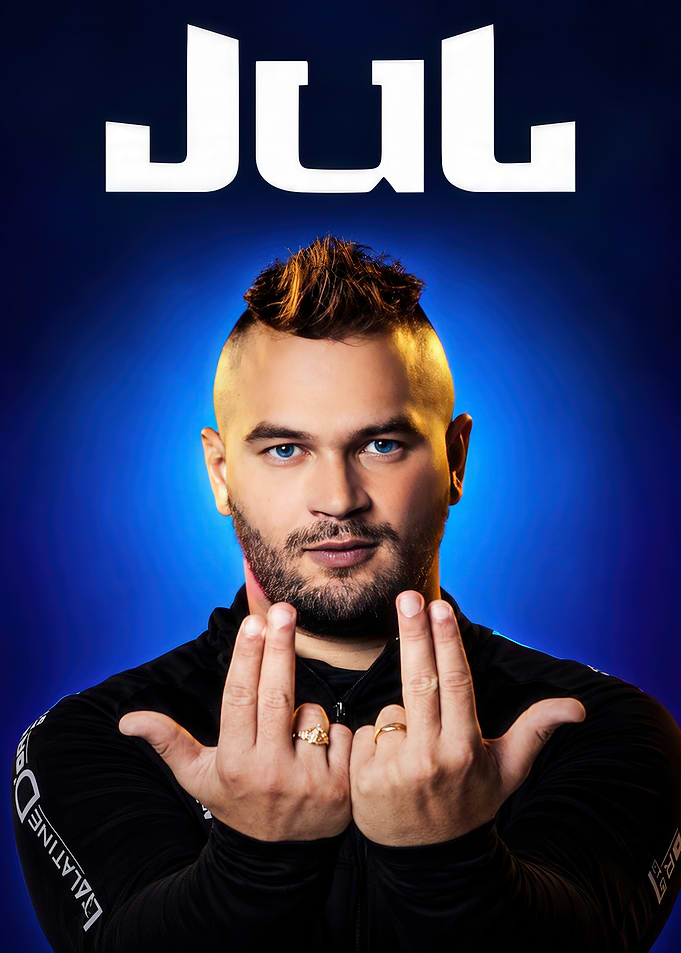 Portrait of French Rapper Jul