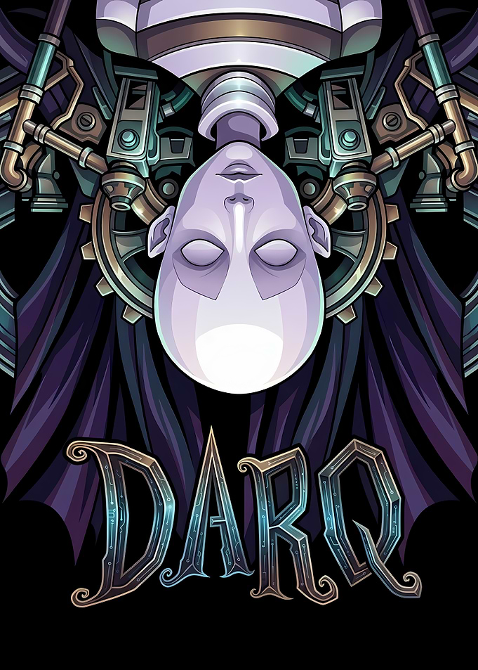 DARQ Game Logo and Character Art