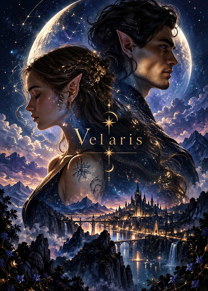Velaris City of Starlight Fantasy Art