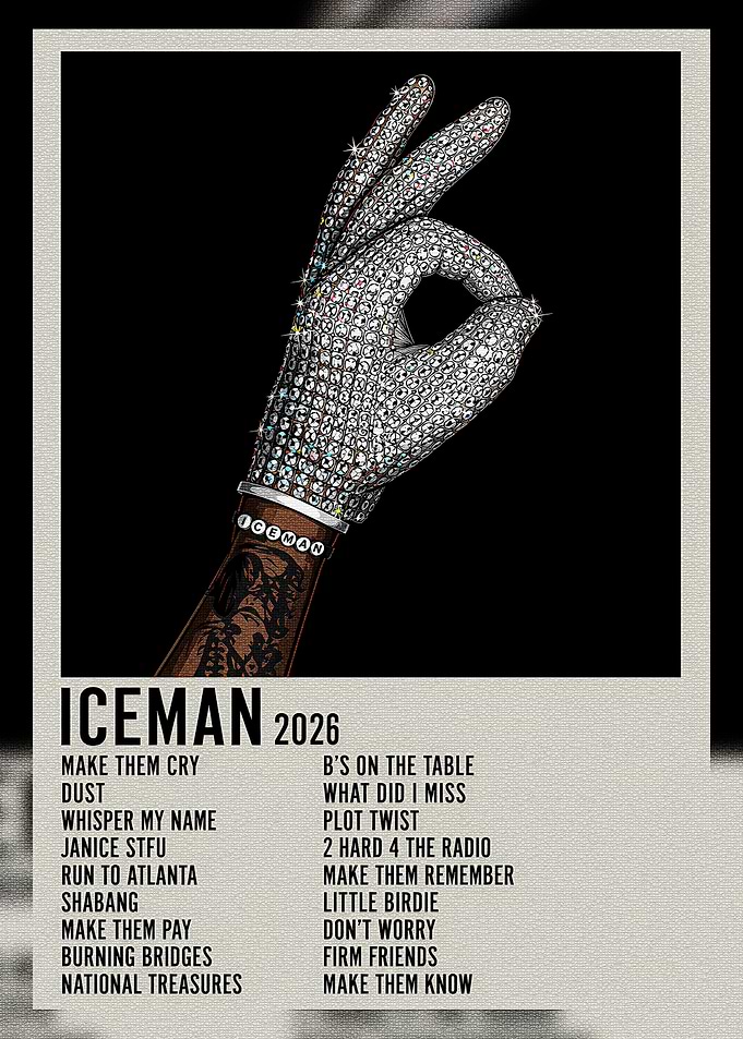 Iceman 2026 Music Album Poster