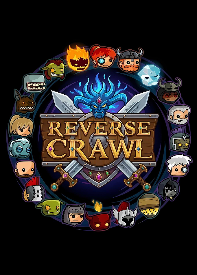 Reverse Crawl Video Game Logo
