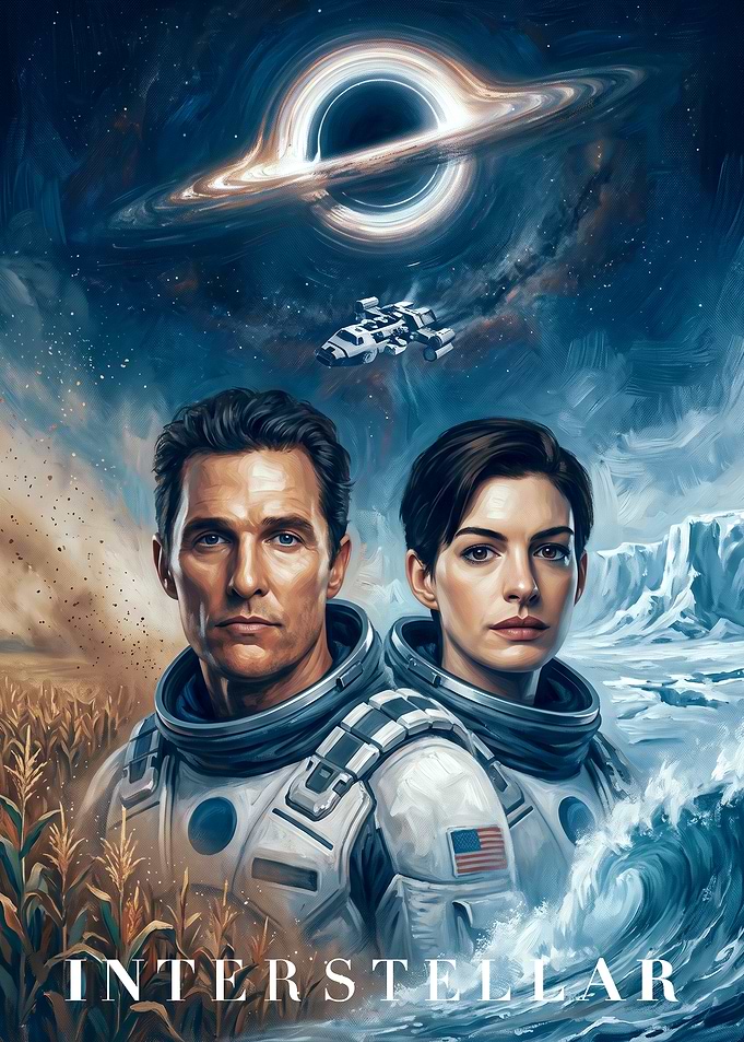 Interstellar Movie Poster Art