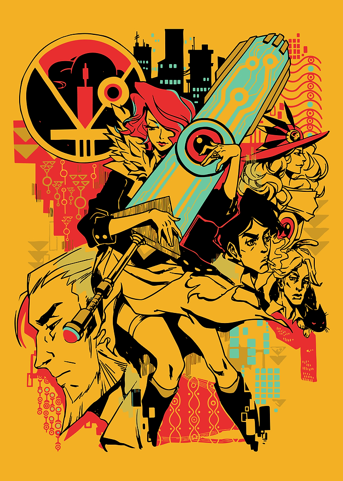 Transistor Game Art Poster