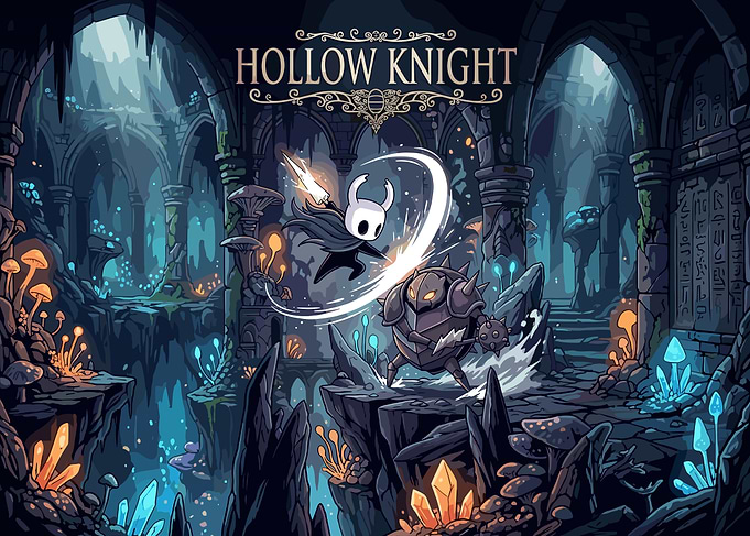 Hollow Knight Combat Scene