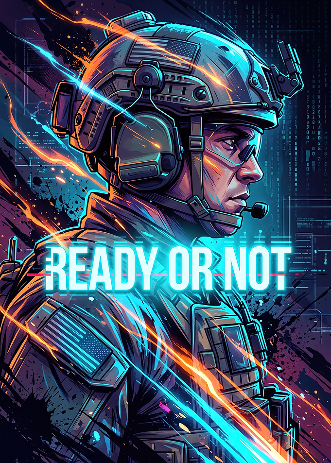 Ready or Not Tactical Soldier Poster