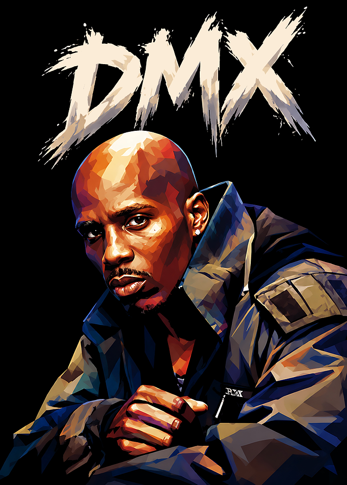 DMX Low Poly Portrait Art