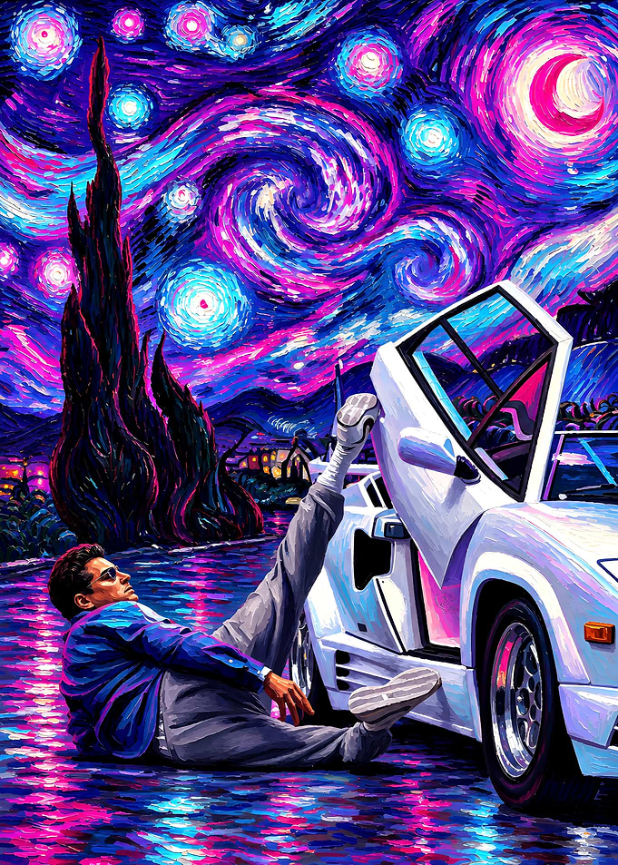 Wolf of Wall Street Starry Night