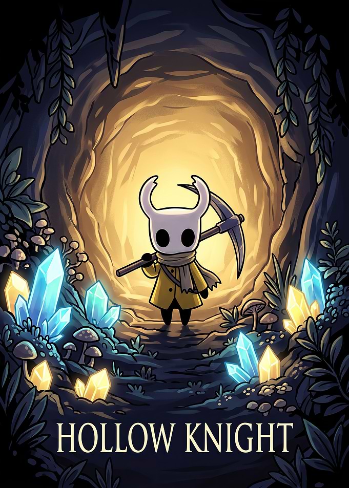 Hollow Knight Crystal Cave Exploration