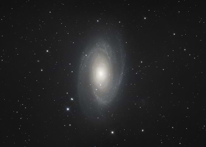 Bode galaxy in Deep Space