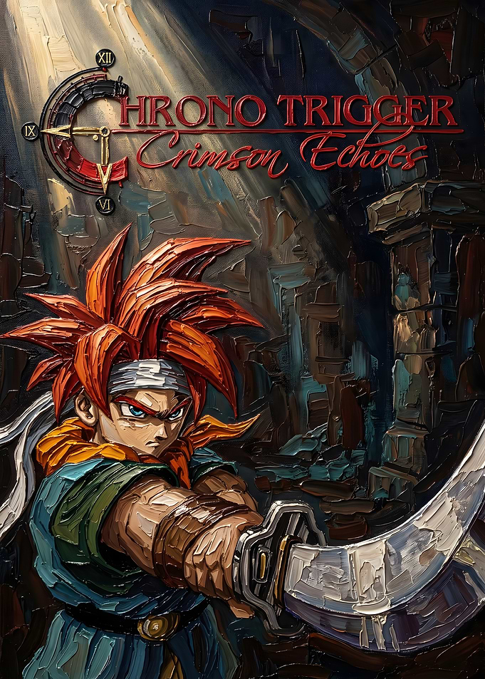 Chrono Trigger Crimson Echoes Oil Painting
